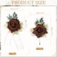 thumbnail image 2 of Conjunto de Corsage de Muñeca Marrón y Boutonnières Uxcell, Corsage de Flores Artificiales para Boda Novia Novio Ceremonia Aniversario Baile Fiesta, 2 of 6