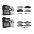 thumbnail image 1 of TEC Front Rear Ceramic Brake Pads Kit for Car 2005-2007 Ford F-350 Super Duty F-250 KTC-100044, 1 of 10
