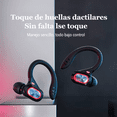 thumbnail image 5 of Audífonos Deportivos Inalámbricos Bluetooth 5.0 Gancho Negro, 5 of 5