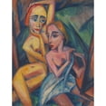 thumbnail image 3 of Dorothea Maetzel-Johannsen 19x24 Black Modern Framed Museum Art Print Titled - Persuasion (1919), 3 of 5