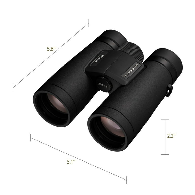 Nikon Monarch M7 8x42 Binoculars with Hat and Accessory Bundle