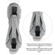 thumbnail image 3 of Falcía Nocturna de Fascitis plantar, transpirable flexible CÓMODO AJUSTABLE AJUSTABLE DE SOPORTE DE SOPORTE DE PIE 3 CORREAS PARA LA NOCHE PARA LA TENDITIS DE, 3 of 7