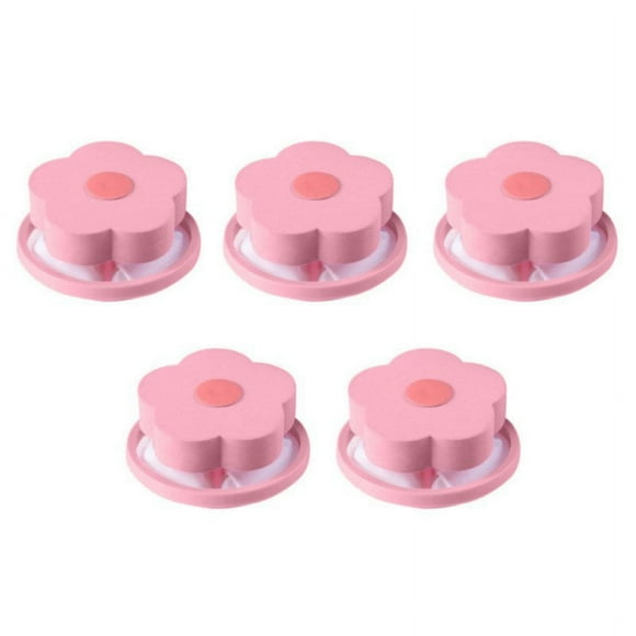 MesaSe 5 Pieces Lint Catcher for Washing Machine Lint Trap Floating Hair Fur Catcher Removal Device Wool Cleaning Supplies Household Laundry Reusable Hair Filter Floating Lint Mesh Bag