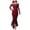 Red, variant on Vacation Dresses for Women 2024 Women's Floral Lace Long Sleeve off Shoulder Wedding Mermaid Dress Dresses for Women Elegant (White,M)