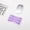 Purple, variant on Wrist Rest, Transparent Crystal Gel Mouse Pad, Waterproof Soft Support Wrist Cushion for Desk Work Computer, Black