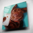 thumbnail image 4 of Epic Art 'Dog Selfie' by Lucia Heffernan, Acrylic Glass Wall Art, 12"x12", 4 of 8