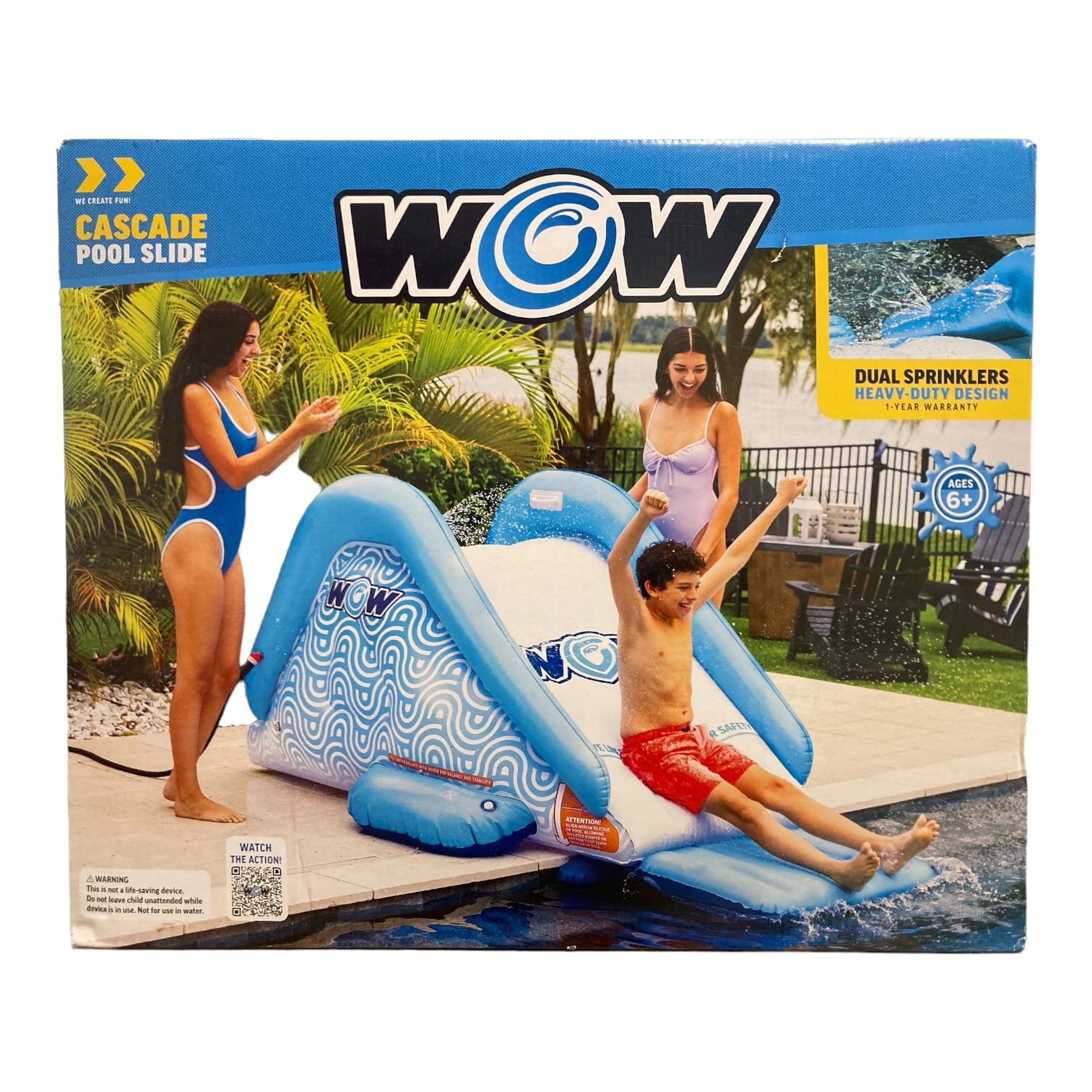 Bestway H2OGO! Giant Inflatable Pool Water Slide with Built-In Sprinkler  for Summer Fun - Walmart.com