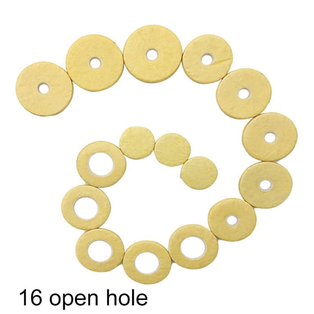 MYG 16/17 Hole CKey Open Hole Flute Button Sound Hole Flute Pads Casing Button Mat