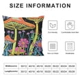 thumbnail image 5 of SHANXI Flower Reversible Throw Pillow for Throw Pillowcases for Sofa Square Cushion 12x12in, 5 of 5