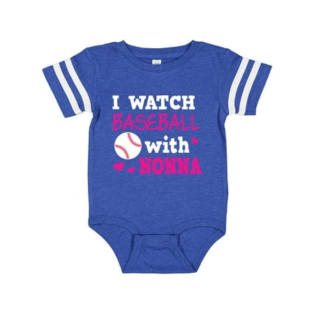 

Inktastic I Watch Baseball with My Nonna Gift Baby Girl Bodysuit