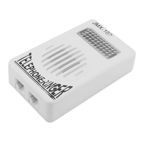 10X RJ11 Adapter Louder Telephone Ring Flash Amplifier Ringer for Landline Telephone