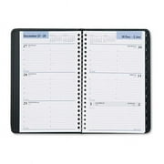 At-A-Glance G21000 Weekly Appointment Book w/Tabbed Tel/Address Pages 4-7/8 x 8 Black