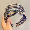 thumbnail image 6 of Blekii Plastic Tooth Comb Headbands for Women - Multicolor, Non-Slip, Soft Hair Hoops Accessories, 6 of 9