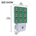 thumbnail image 4 of Yayeee LED Plug in Night Light for The Home with Auto Dusk to Dawn Light Sensors, 2 Pack, Christmas Trees, 4 of 6