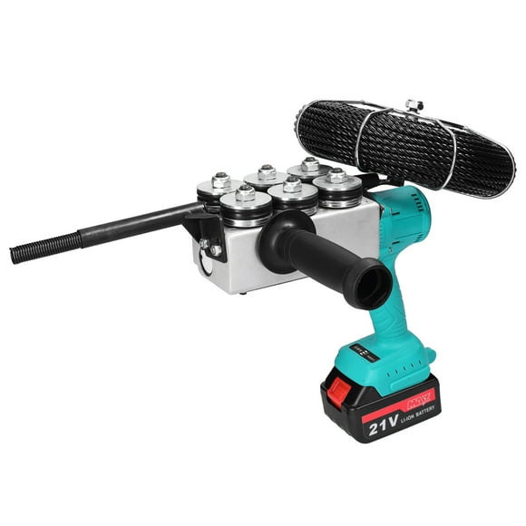 Automatic Brushless Electrician Stringing Machine Wall Wiring Machine Rechargeable Electric Battery Threading Machine