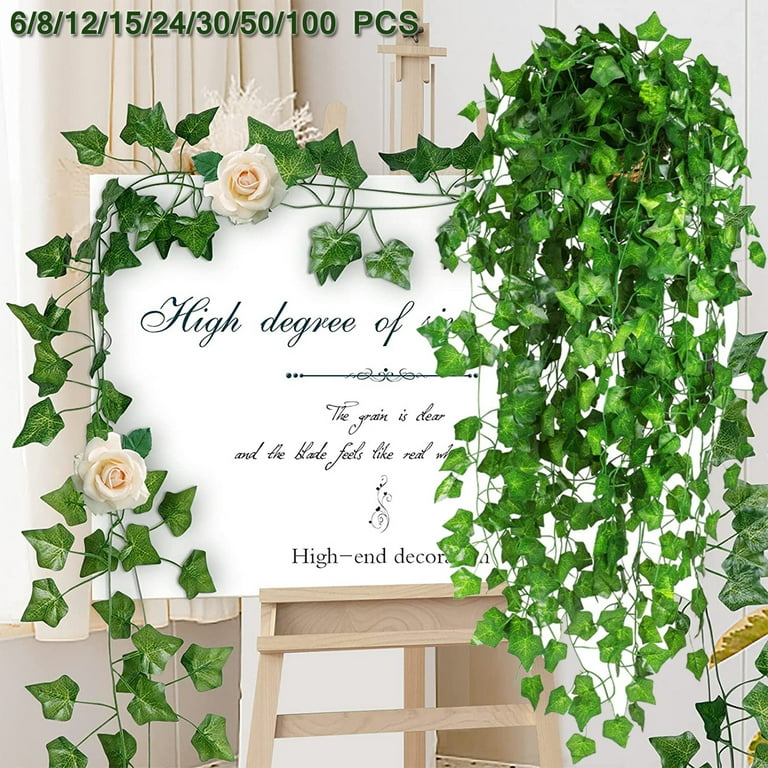 1pc Artificial Vine Green Plant Hanging Ivy for Home Garden Decoration  Wreath Outdoor Wedding Party Decor Green Leaves Fake Vine - AliExpress