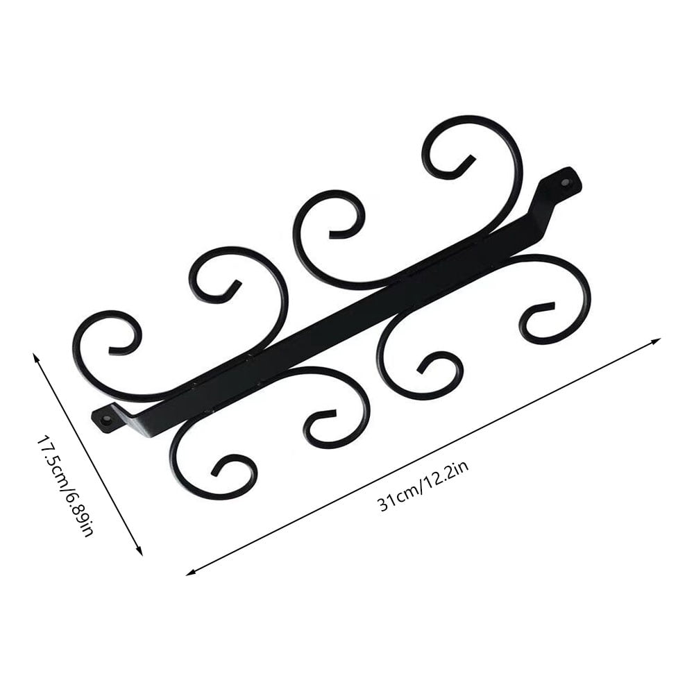 Ihvewuo Wine Glass Rack Under Cabinet Stemware Wine Glass Holder Glasses Storage Hanger Metal Organizer for Bar Kitchen Black