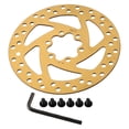 thumbnail image 3 of 140Mm Brake Disc For Rotor For Kugoo G2 Pro For Kugoo Pro Electric Scooter Brake Gold Shenzhuyue, 3 of 11