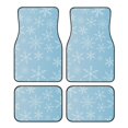 thumbnail image 1 of Balery Snowflake Snowing Juego de 4 Alfombrillas para Auto, Revestimientos de Caucho Resistente, Diseño Antideslizante, 1 of 7