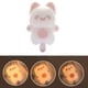 thumbnail image 5 of Lámpara de noche para niños con 3 niveles de brillo para dulces sueños, luz de noche de silicona rosa y multicolor con forma de gato, 5 of 8