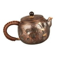 thumbnail image 4 of DOLITY Copper Kettle Handmade Tea Ceremony Tea Kettle for Outdoor Hiking Restaurant pattern, 4 of 9