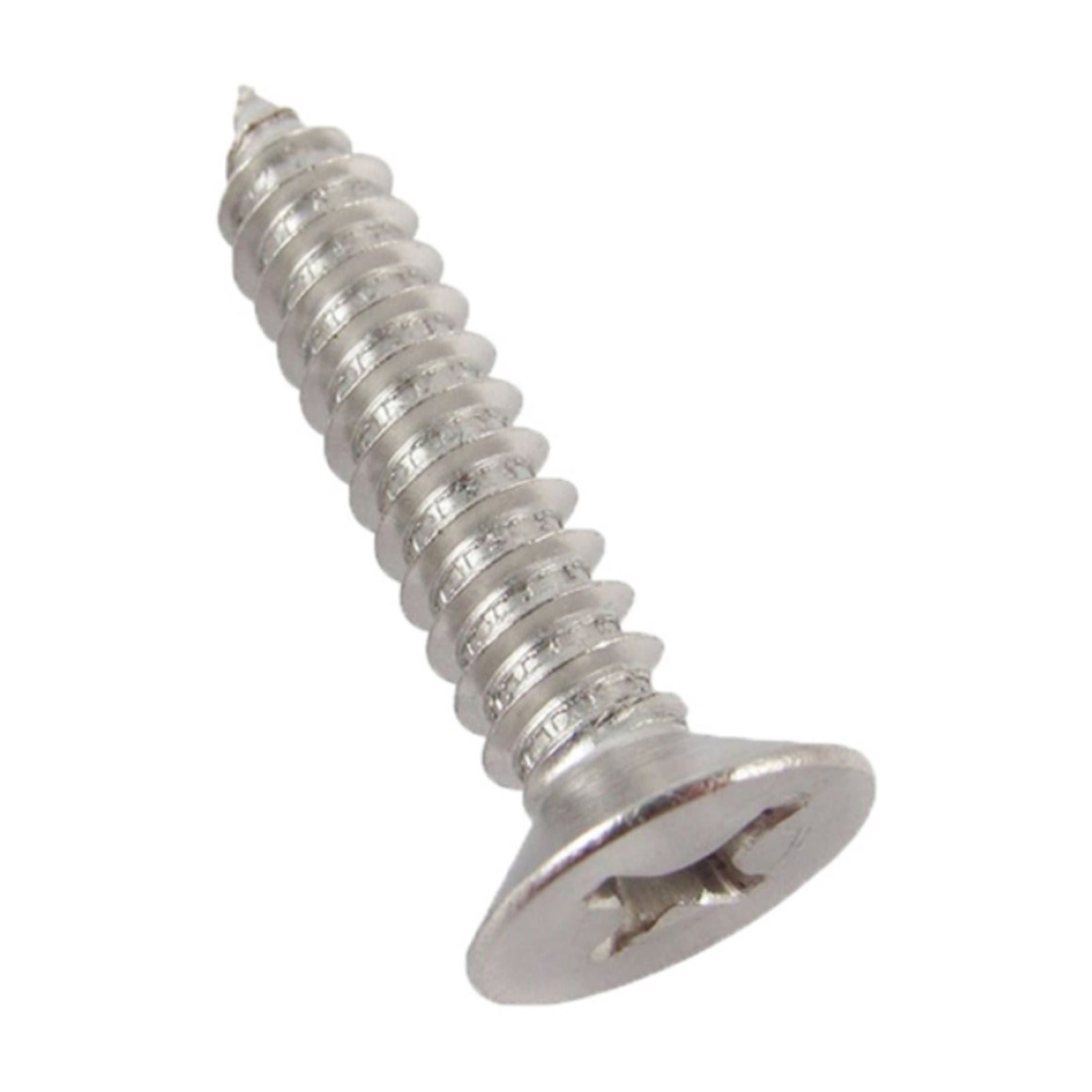 (10pcs) 316 Stainless Steel Self-Tapping Countersunk Screws M3x40mm (length does not include header).