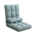 thumbnail image 2 of veasfak Chaise de Sol avec Soutien Dorsal 5 Positions Réglable Fauteuil Inclinable d'Appartement Cyan, 2 of 9