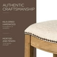 thumbnail image 4 of Open Box Maven Lane Adrien Saddle Bar Stool, Counter Height (4 Pack), 4 of 7