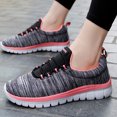 thumbnail image 4 of HAOSHIDUO Womens Walking Shoes Mesh Sneakers Lightweight Comfortable Arch Support, 4 of 5