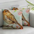 thumbnail image 3 of Watercolor Throw Pillow Cover Vintage Lovely Robin Sitting on Tree Branch Green Leaves Bird Spring Summer Nature Decor Pillow Case for Home Sofa Couch Cushion Cover  (LR-Robin), 3 of 7