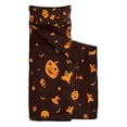 thumbnail image 2 of Glowing Halloween Icons Pattern Toddler Nap Mats for Kids Preschool,50"x20" Sleeping Mat Bag or Kids,Toddler Sleeping Bag,Toddler Nap Mat or Daycare, 2 of 6