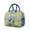 Blue-3, variant on Lunch Bag Lunch Box for Women Reusable Insulated Lunch Bags,Water-Resistant Lemon Print Cooler Lunch Tote Bag, Large Capacity for Work Travel Picnic