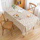 thumbnail image 1 of Fiudx Ofertas y liquidaciones Mantel rectangular de tela de lino, lavable, resistente a las arrugas, para picnic, cenas en interiores y exteriores, 1 of 7