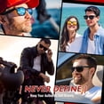 thumbnail image 3 of Sunier Classic Polarized Sunglasses 80's Retro Women Men Shades for Driving Fishing, 3 of 9