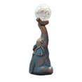 thumbnail image 1 of Yuarrent Estatua de elefante de resina con luz solar para decoración de patio. Estatua de elefante con bola de cristal rota en el techo. Iluminación y accesorios, 1 of 5
