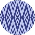 thumbnail image 1 of Ahgly Company Machine Washable Indoor Round Transitional Blue Angel Blue Area Rugs, 7' Round, 1 of 7