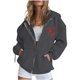 thumbnail image 1 of Puntoco Cárdigan con Cremallera para Mujer Abrigo con Capucha y Manga Larga Abrigo/Chaqueta Informal con Capucha Puntoco Puntoco-1, 1 of 3