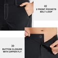 thumbnail image 5 of MASKERT Mens Golf Pants-Stretch Work Dress Pants Quick Dry Lightweight Casual Comfy Trousers with Pockets Black（Size XS-XXXL）, 5 of 8