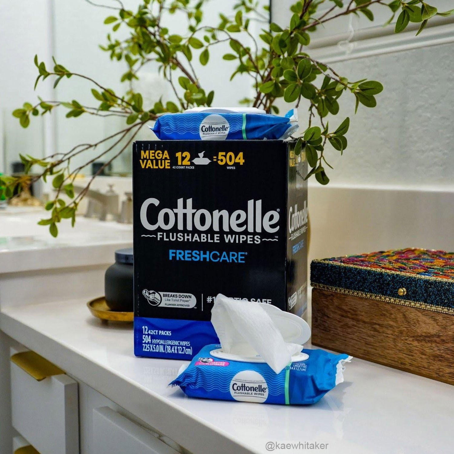 Cottonelle Fresh Care Flushable Wipes, 504 ct.