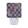 thumbnail image 5 of Yayeee LED Night Light for The Home Plug in With Light Sensors 2 Pack, Pink and Purple Plaid Pattern, 5 of 6