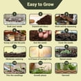 thumbnail image 4 of Indoor 10-Herb Garden Planter Kit – 44-Piece Complete Kitchen Herb Growing Starter Set with Burlap Pots, Plant Markers, Soil Discs and Gardening Tools, Gift for Women, Mom , Birthdays, Christmas, 4 of 7