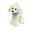 White, variant on White 11 Inches Scarf Poodle Cute Dog Doll Toy Simulated Dog Plush Stuffed Animal For Kids Festival Birthday Gift Wedding Gift With Soft Polyester Material