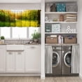 thumbnail image 5 of LALILO Kitchen Curtain Valance Landscape With And Sun Nature Rod Pocket Window Curtain 52"x 18" Set of 2, 5 of 5