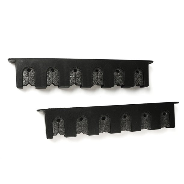 Soporte para caña de pescar Horizontal, 1 par, montado en la pared