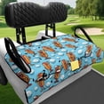 thumbnail image 3 of Uorisanigo Funny Golf Cart Seat Covers Non-Slip Hot Dog Golf Ball Print Golf Cart Seat Towel Blanket Fit for EZGO, Club Car and More 2-Seat Carts, Travel Sports Cart Seat Cushion Accessories, 3 of 7