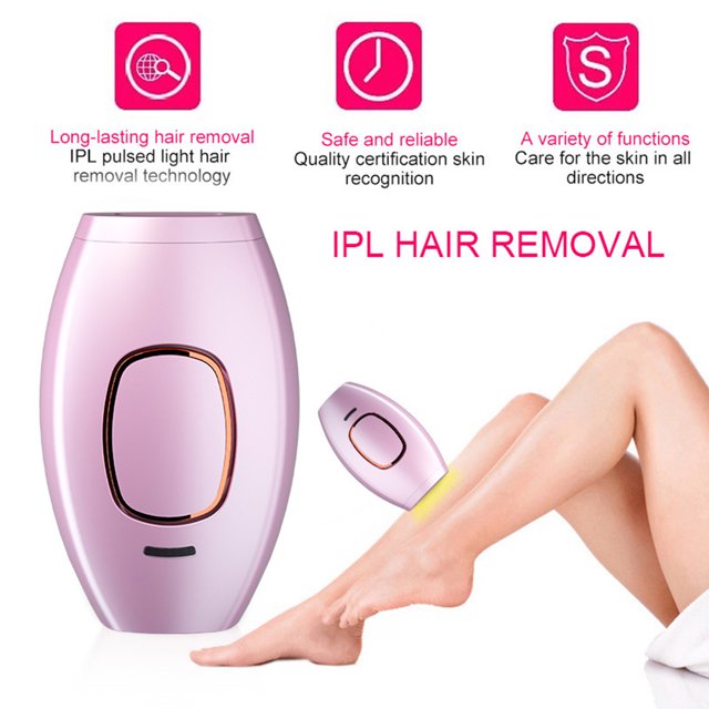 Dispositivo de depilación de mano eléctrico Depiladora sin dolor Cuidado del cuerpo (Rosa de EE. UU.) Ndcxsfigh Cuidado Belleza