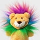 thumbnail image 2 of Peluche leon Pride para perro VBG Marron arcoiris, 2 of 3