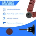 thumbnail image 3 of Lzvxtym Round Sanding Discs Kit 2inch Reusable Sand Paper Set 60/80/120 Grit Durable Grinding Sandpaper with Back Pad Vehicle Sanding Sand Paper for Power Tool Sander, 3 of 7