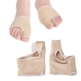 thumbnail image 1 of Funda ortopédica de silicona para corrección del hallux valgus del dedo gordo del pie, cuidado de los pies durante el día y la noche, funda para pies, protección para los dedos del pie con doble punta, 1 of 5
