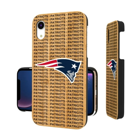 New England Patriots iPhone Bamboo Text Backdrop Design